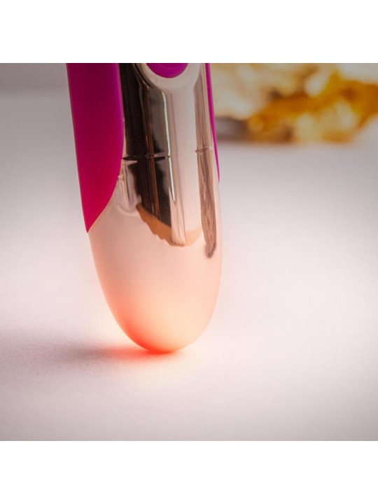 Rocks-Off Oriel - Vibratore a Bacchetta Fucsia con Testina Flessibile