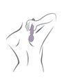 Rocks-Off Oriel - Vibratore a Bacchetta Fucsia con Testina Flessibile
