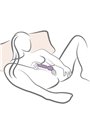 Rocks-Off Oriel - Vibratore a Bacchetta Fucsia con Testina Flessibile