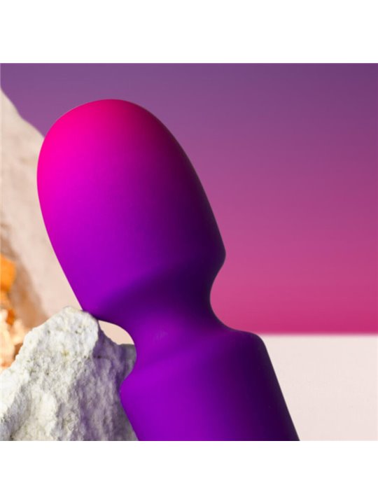 Rocks-Off Glo-Girl Wand - Purple Silicone Wand Vibrator