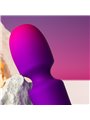 Rocks-Off Glo-Girl Wand - Purple Silicone Wand Vibrator