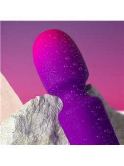 Rocks-Off Glo-Girl Wand - Purple Silicone Wand Vibrator