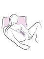 Rocks-Off Glo-Girl Wand - Vibratore a Bacchetta in Silicone Viola