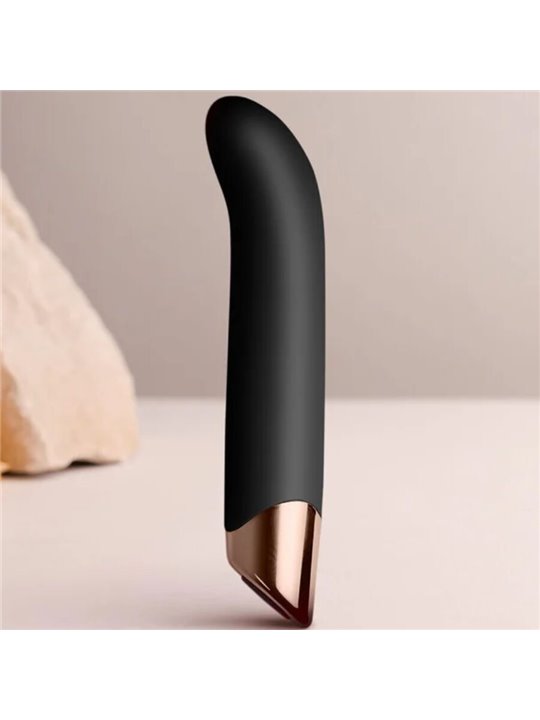 Rocks-Off Chaiamo G - Vibratore Punto G in Silicone Nero 10 Velocità