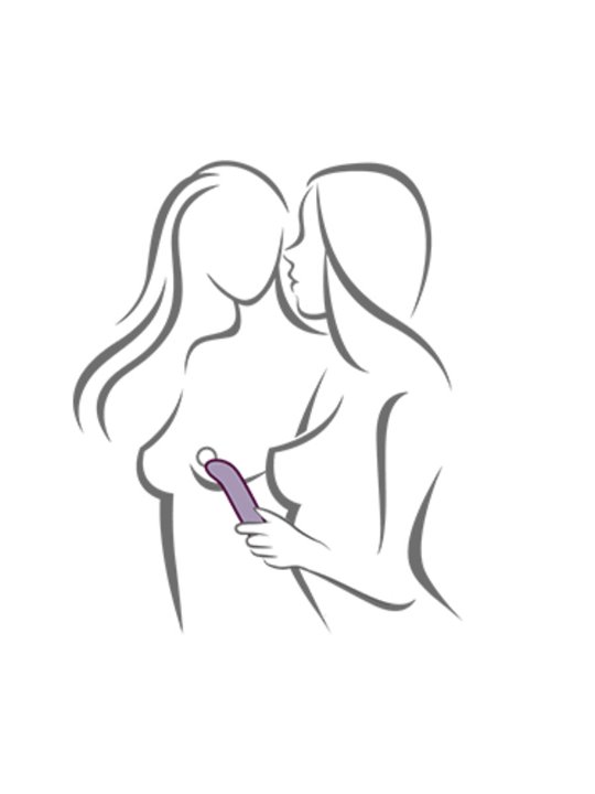 Rocks-Off Chaiamo G - Purple Silicone G-Spot Vibrator with 10 Speeds