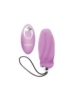 Toyjoy You Crack Me Up - Pink Rotating Vibrating Egg with Remote Control