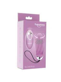 Toyjoy You Crack Me Up - Ovetto Vibrante Rotante Rosa con Telecomando