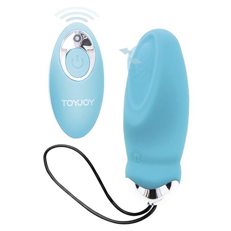 Toyjoy I'm So Eggcited - Blue Stimulating Vibrating Egg with Remote Control