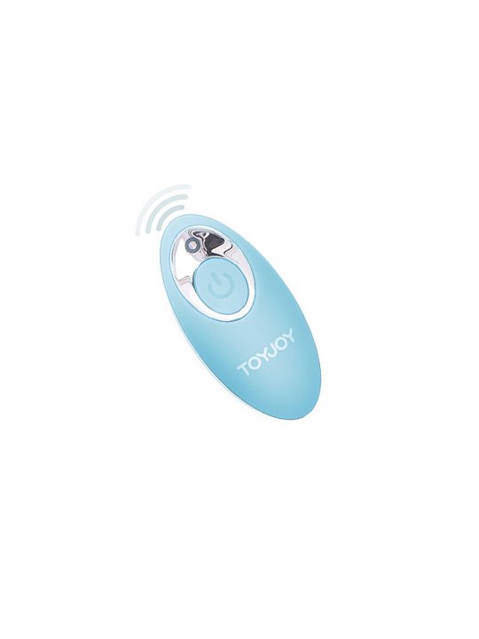 Toyjoy I'm So Eggcited - Blue Stimulating Vibrating Egg with Remote Control