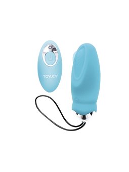 Toyjoy I'm So Eggcited - Blue Stimulating Vibrating Egg with Remote Control