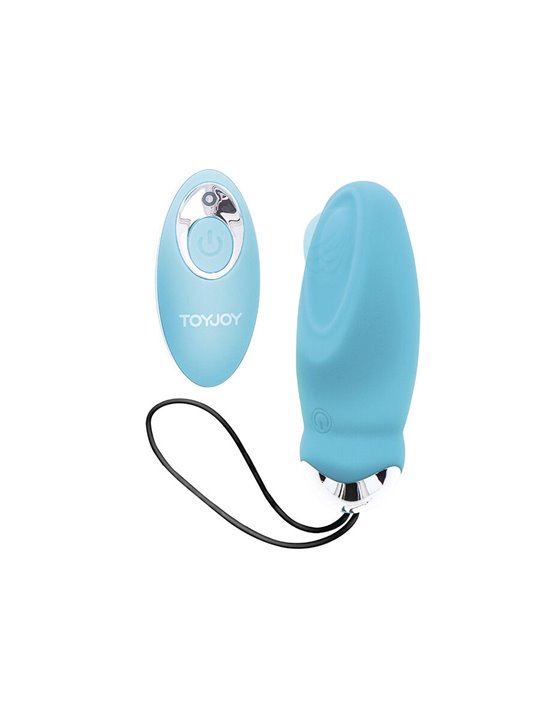 Toyjoy I'm So Eggcited - Blue Stimulating Vibrating Egg with Remote Control