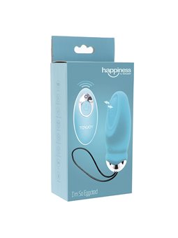 Toyjoy I'm So Eggcited - Blue Stimulating Vibrating Egg with Remote Control
