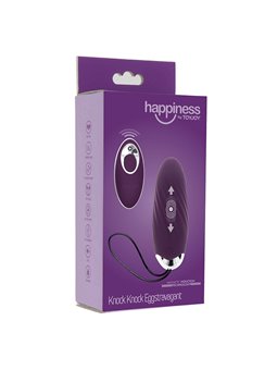 Toyjoy Knock Knock Eggstavagant - Purple Stimulating Vibrating Egg