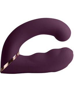 Rocks-Off Gemini - Purple G-Spot Clitoral Stimulator Vibrator