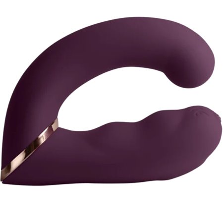 Rocks-Off Gemini - Purple G-Spot Clitoral Stimulator Vibrator