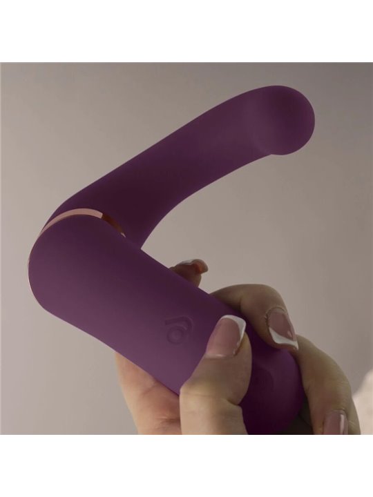 Rocks-Off Gemini - Purple G-Spot Clitoral Stimulator Vibrator