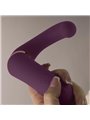 Rocks-Off Gemini - Purple G-Spot Clitoral Stimulator Vibrator
