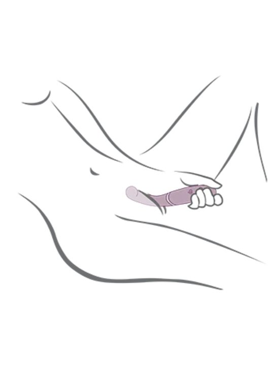 Rocks-Off Gemini - Purple G-Spot Clitoral Stimulator Vibrator