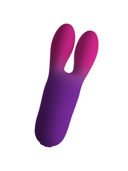 Rocks-Off Glo-Girl Bunny - Vibratore Rabbit Flessibile Viola