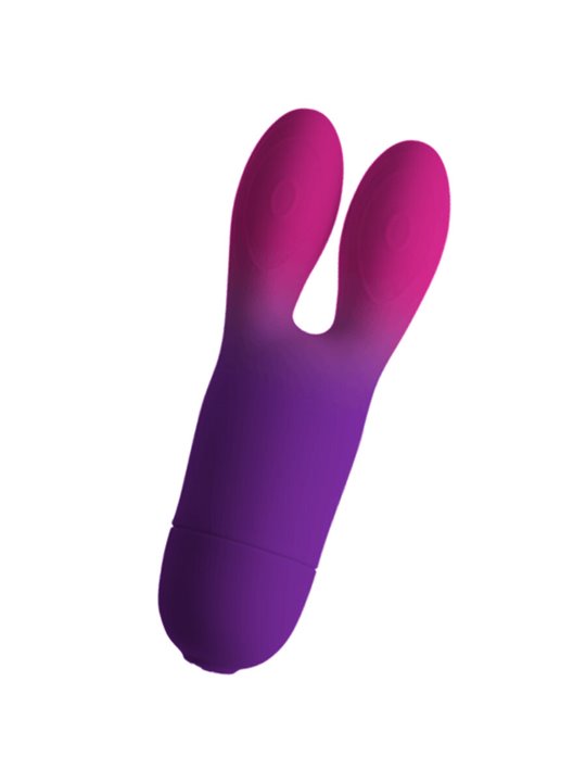 Rocks-Off Glo-Girl Bunny - Vibratore Rabbit Flessibile Viola