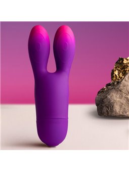 Rocks-Off Glo-Girl Bunny - Vibratore Rabbit Flessibile Viola