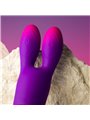 Rocks-Off Glo-Girl Bunny - Vibratore Rabbit Flessibile Viola
