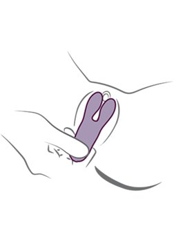 Rocks-Off Glo-Girl Bunny - Vibratore Rabbit Flessibile Viola