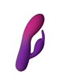 Rocks-Off Glo-Girl Rabbit - Purple Silicone Rabbit Vibrator