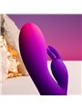 Rocks-Off Glo-Girl Rabbit - Purple Silicone Rabbit Vibrator