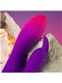 Rocks-Off Glo-Girl Rabbit - Purple Silicone Rabbit Vibrator
