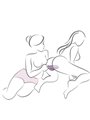 Rocks-Off Glo-Girl Rabbit - Purple Silicone Rabbit Vibrator