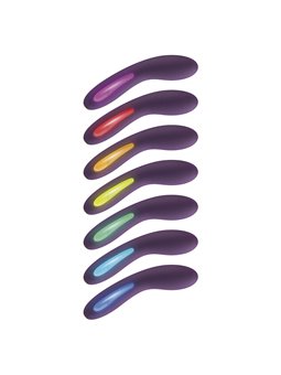 Toyjoy Luminate - Purple G-Spot Vibrator with Multicoloured LED Light