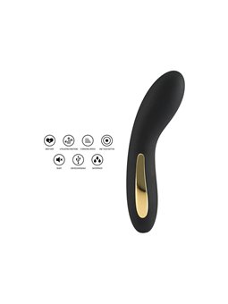 Toyjoy Luminate - Vibratore Punto G Nero con Luce Led Multicolore