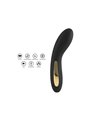 Toyjoy Luminate - Vibratore Punto G Nero con Luce Led Multicolore