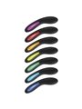 Toyjoy Luminate - Black G-Spot Vibrator with Multicoloured LED Light