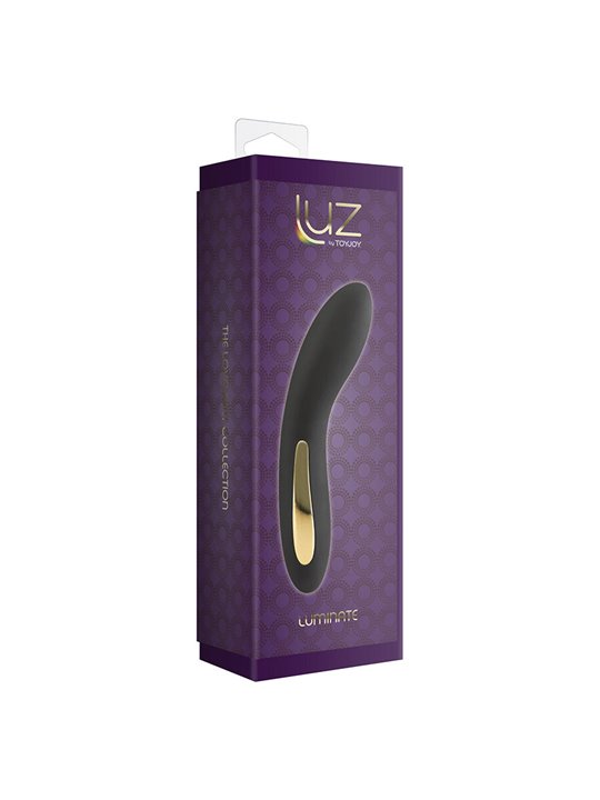 Toyjoy Luminate - Black G-Spot Vibrator with Multicoloured LED Light