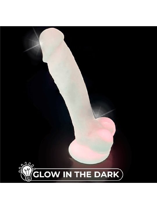 Silexd - Pene Realistico Mod 1 in Silicone Rosa Fluorescente 17,6 Cm