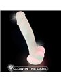 Silexd - Pene Realistico Mod 1 in Silicone Rosa Fluorescente 17,6 Cm