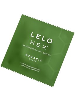 Lelo Hex Organic - Natural Lubricated Condoms Pack of 36
