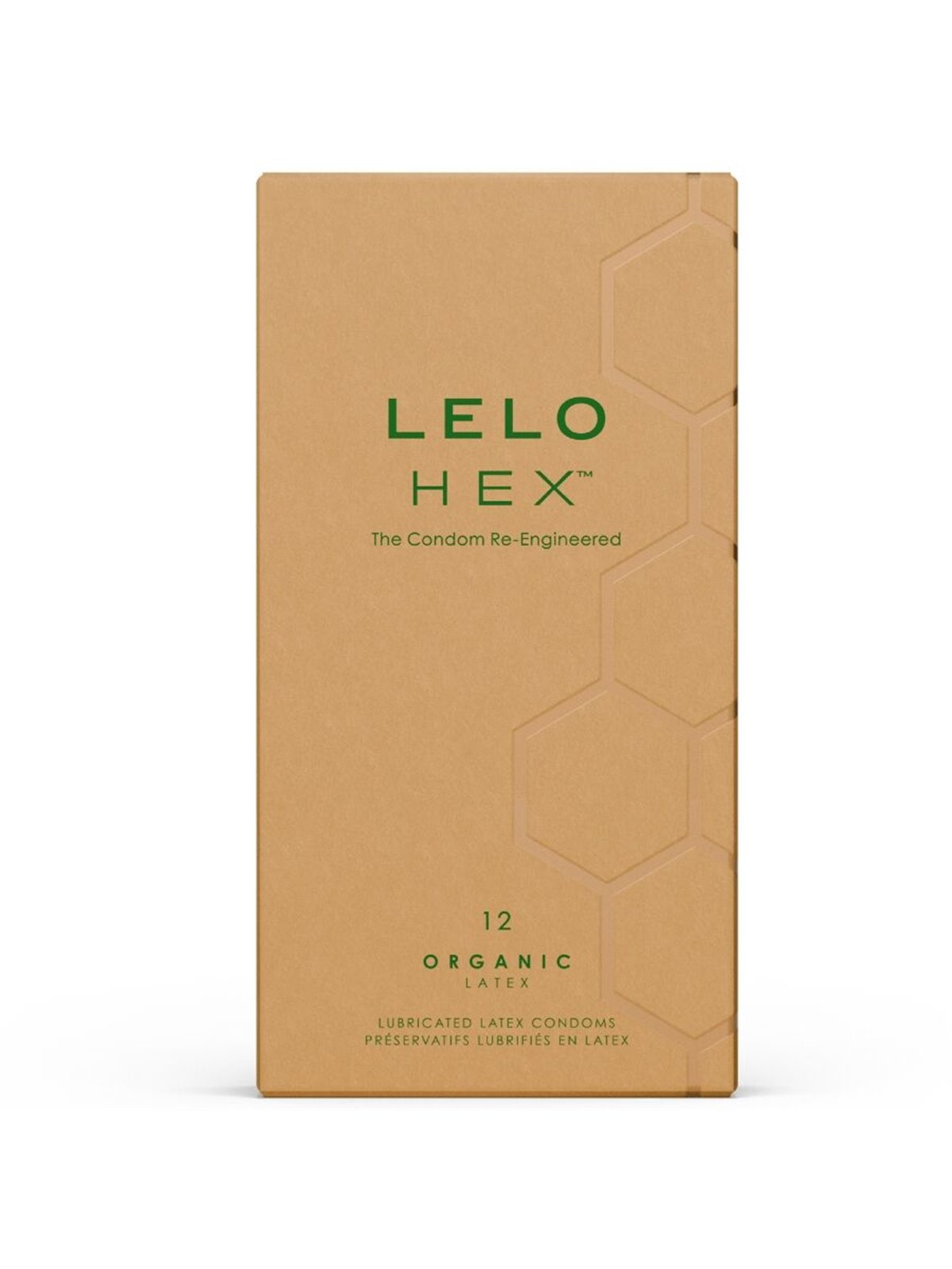 Lelo Hex Organic - Preservativi Naturali Lubrificati Confezione da 12