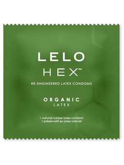 Lelo Hex Organic - Preservativi Naturali Lubrificati Confezione da 12