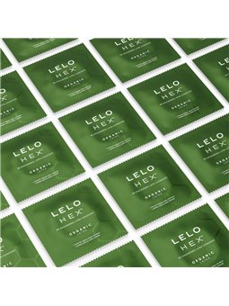 Lelo Hex Organic - Natural Lubricated Condoms Pack of 12