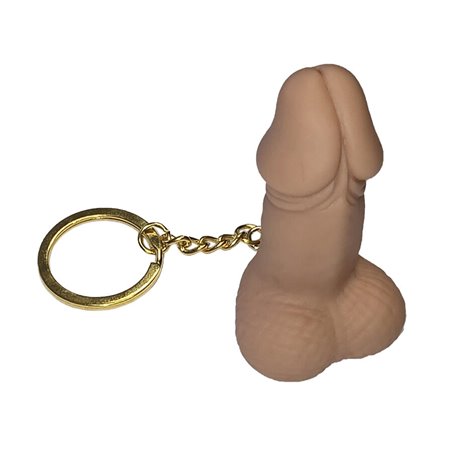 Diablo Picante - Beige Penis-Shaped Whistle Keyring