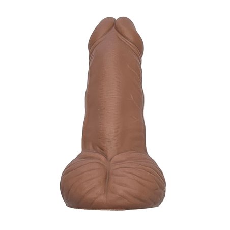Diablo Picante - Giocattolo Antistress a Forma di Pene Marrone