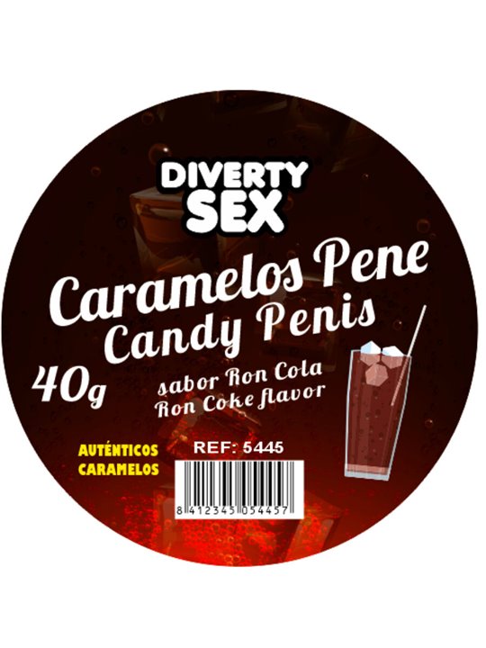Diablo Picante - 20 Rum and Coke Flavoured Penis-Shaped Sweets