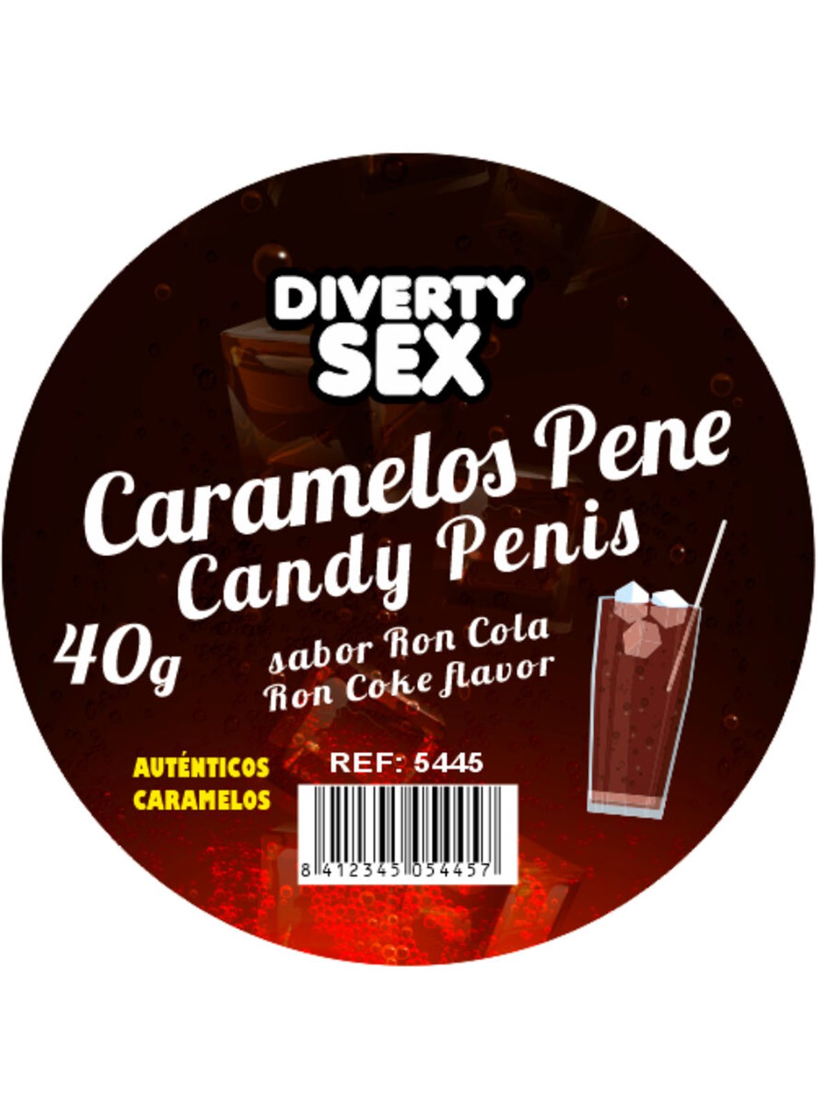 Diablo Picante - 20 Rum and Coke Flavoured Penis-Shaped Sweets