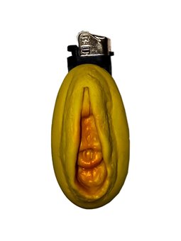 Diablo Picante - Gold Vagina-Shaped Lighter