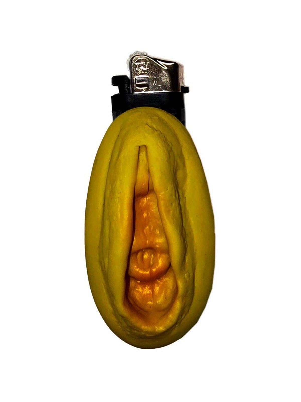 Diablo Picante - Gold Vagina-Shaped Lighter