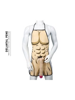 Diablo Picante - Grembiule da Cucina con Pene 3D