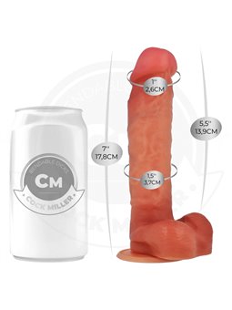 Cock Miller - Hyper-realistic Articulated Silicone Dildo 17.8 cm